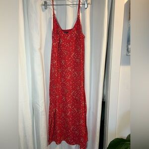 Reitmans Red Floral Maxi Dress